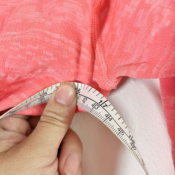Lululemon Rest Less Pullover Heathered Electric Coral 8 Long Sleeves Top - Picture 8 of 8